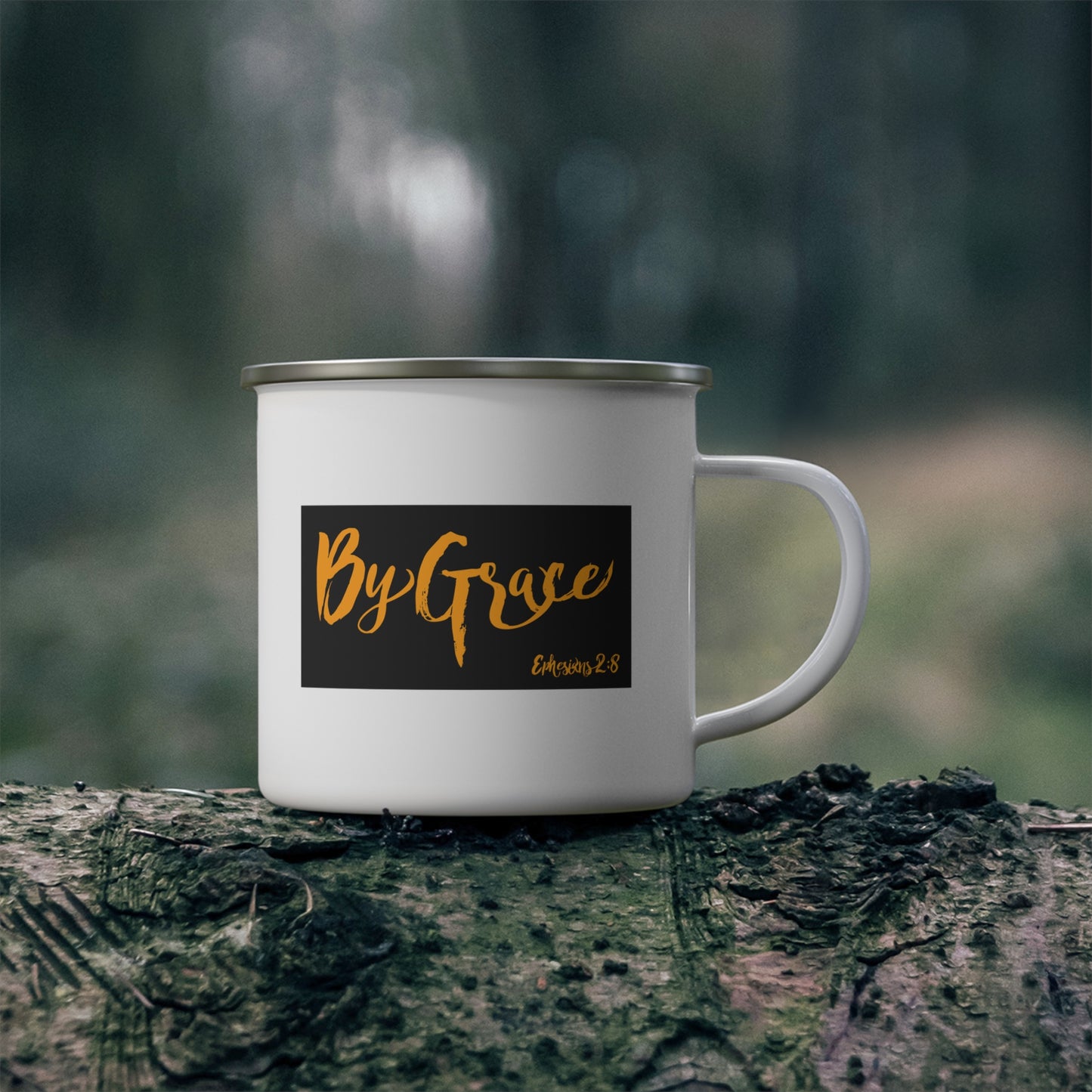 By Grace - Enamel Camping Mug