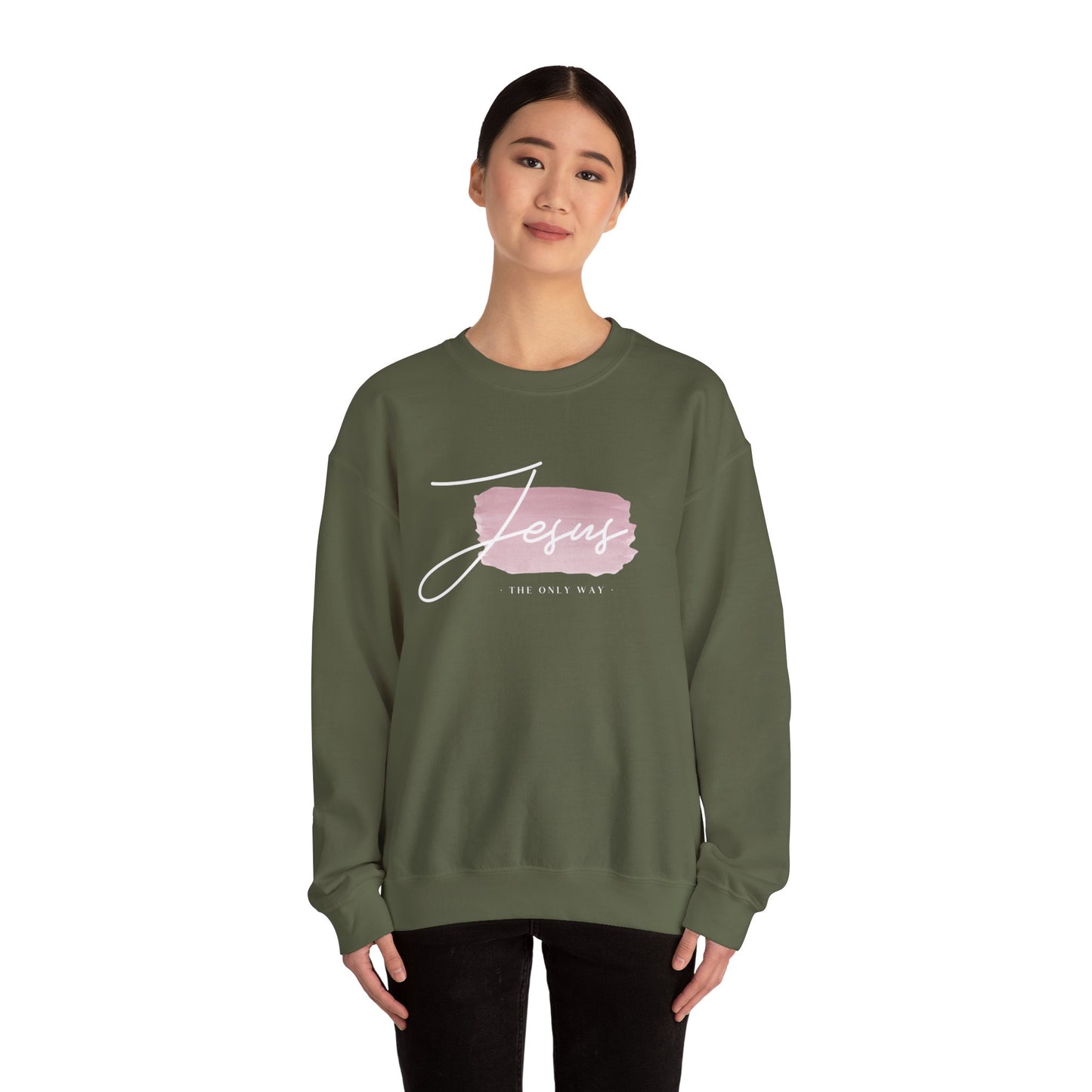 Jesus Is The Only Way | Crewneck Sweatshirt