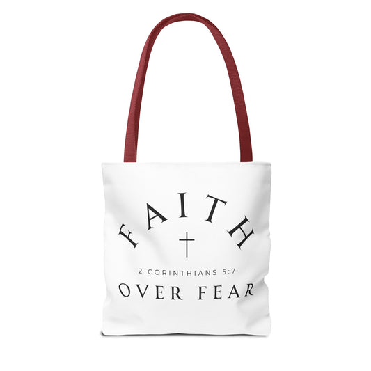 Faith Over Fear | Custom Tote Bag