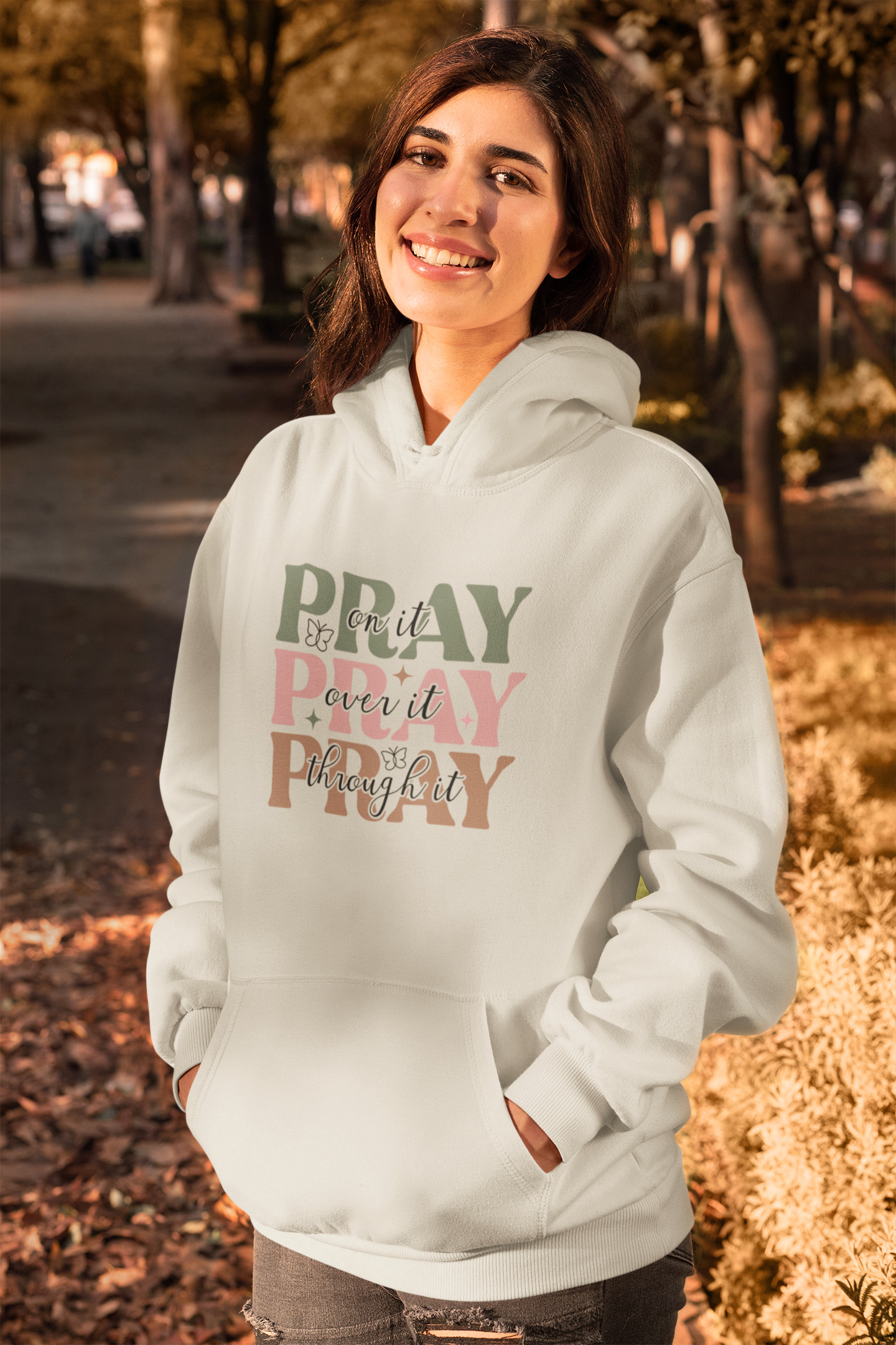 Sudadera con capucha Pray Over It