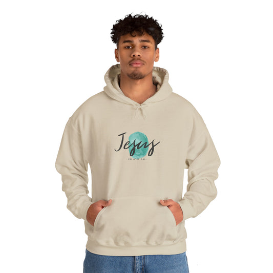 Jesus, THE ONLY WAY. Hooded Sweatshirt