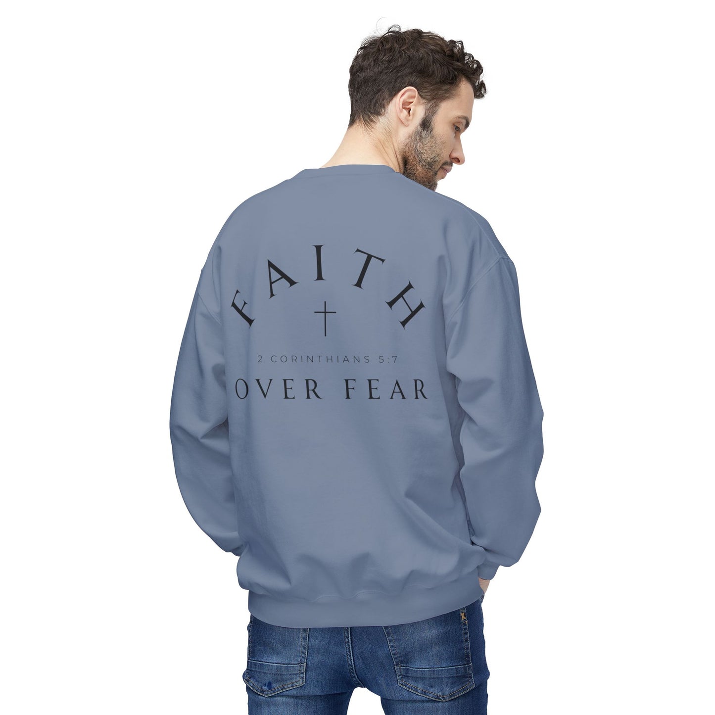 Sudadera unisex de cuello redondo y polar de estilo suave y de peso medio